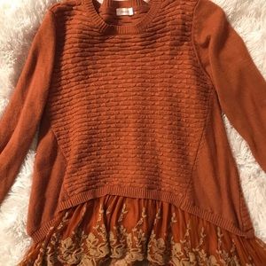 Rust colored sweater
